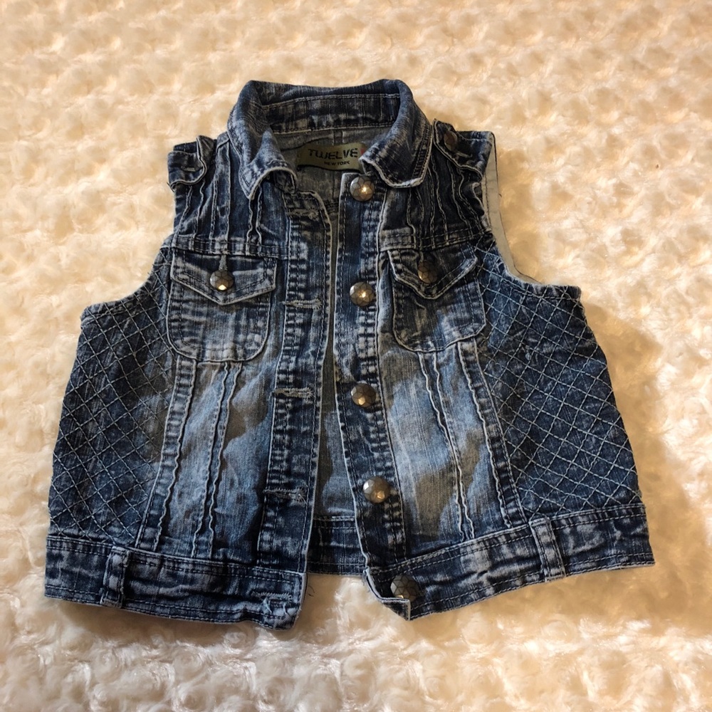 Twelve K denim vest